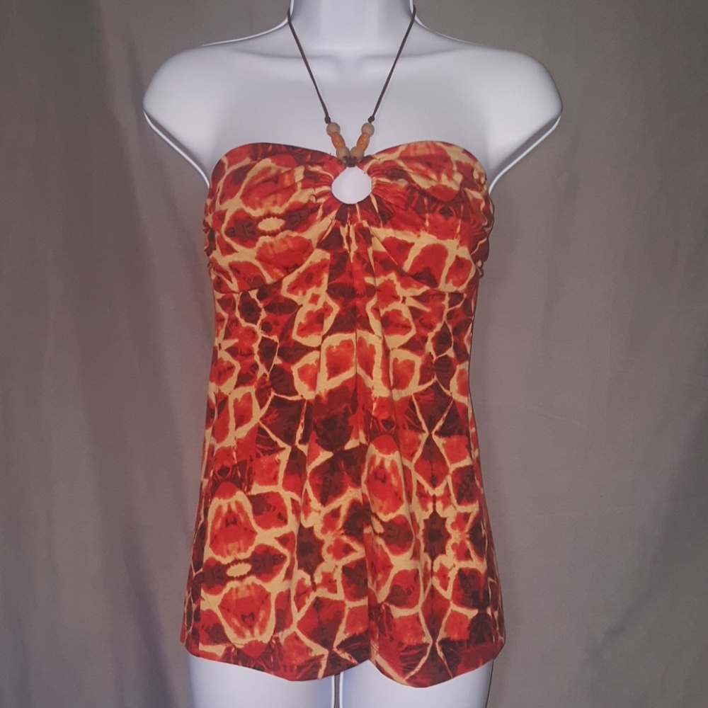 Printed Halter Top